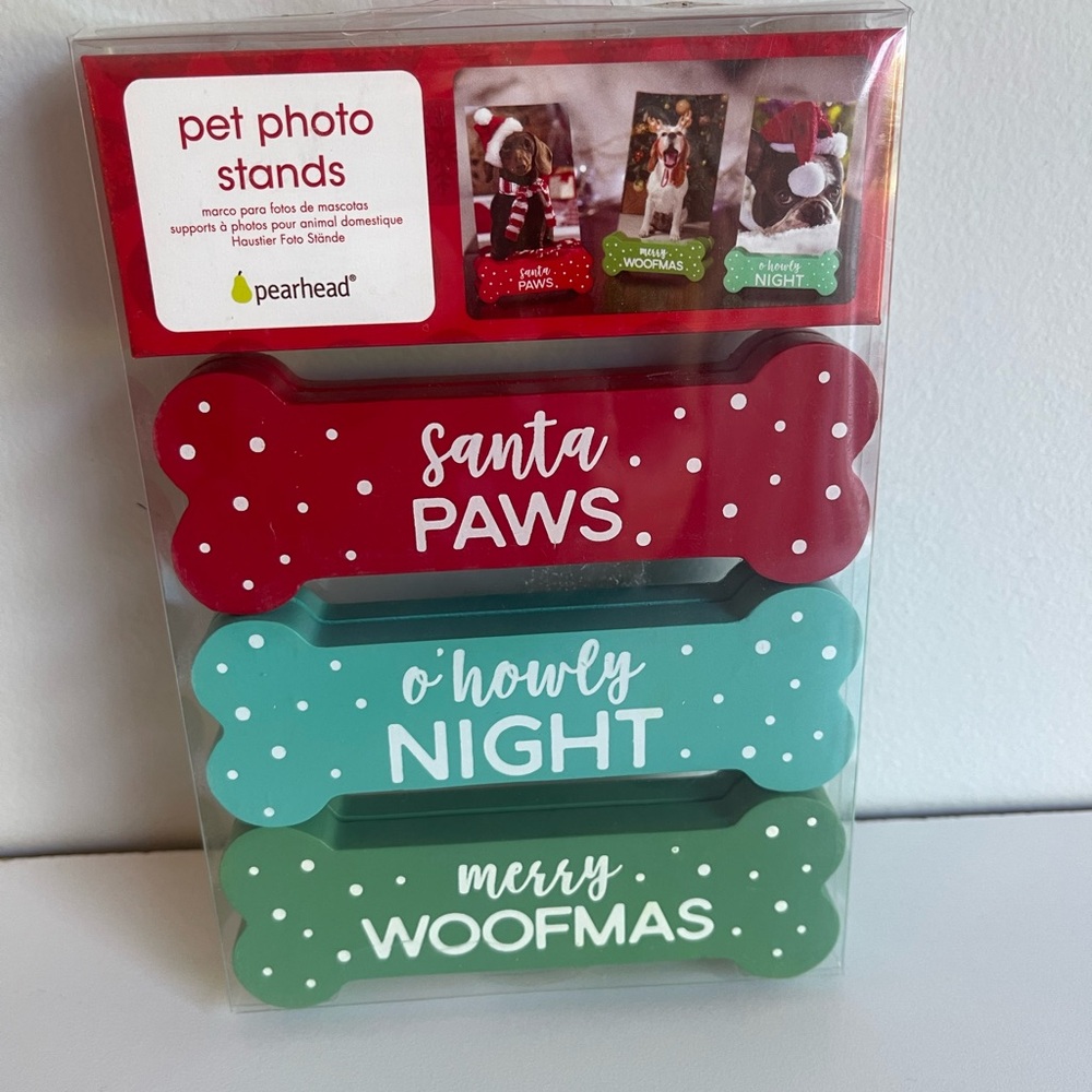 Pet Holiday Photo Frames Stands by: Pearhead